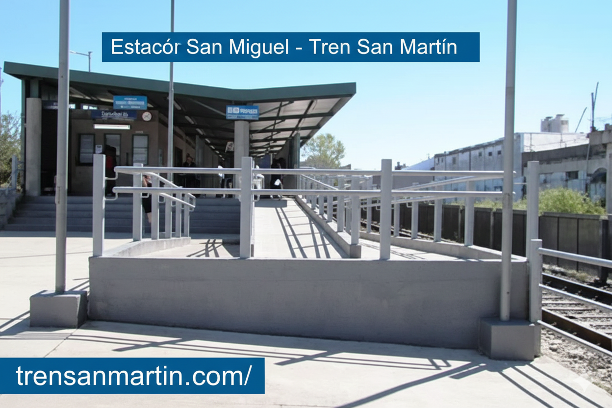 Estación San Miguel – Tren San Martín Centro Comercial y Conexiones